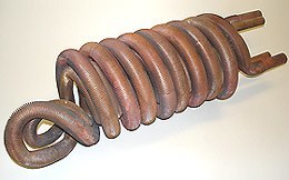 Spiral heat-exchangers from finned tubes